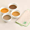 木糸ハンカチ with 4種類のスープ食べ比べセット
