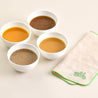 【母の日セット】木糸ハンカチ with 4種類のスープ食べ比べセット